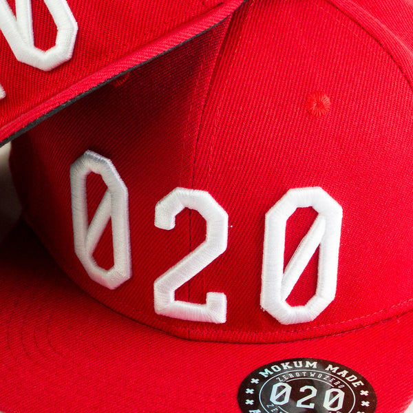 020 Cap RED/WHITE