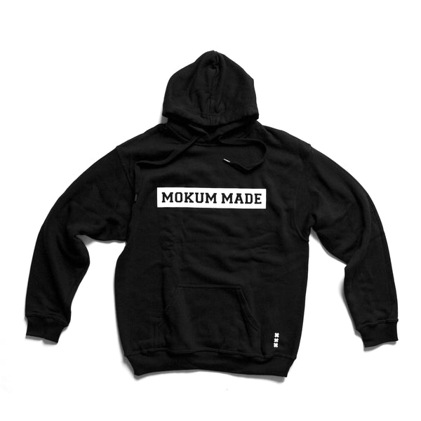 Hoodie Mokum Made - Black/White