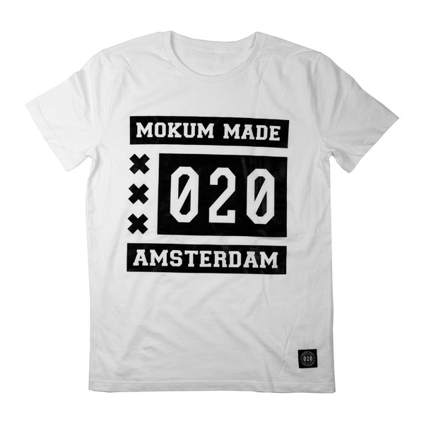 Mokum Made shirt - White/Black