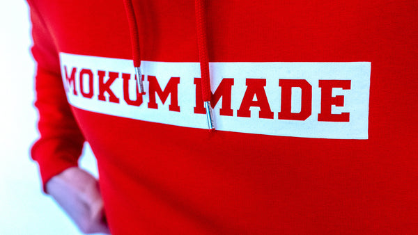 Hoodie Mokum Made - Red/White