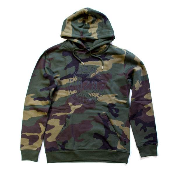 Premium hoodie Mokum Made - Camo / Black