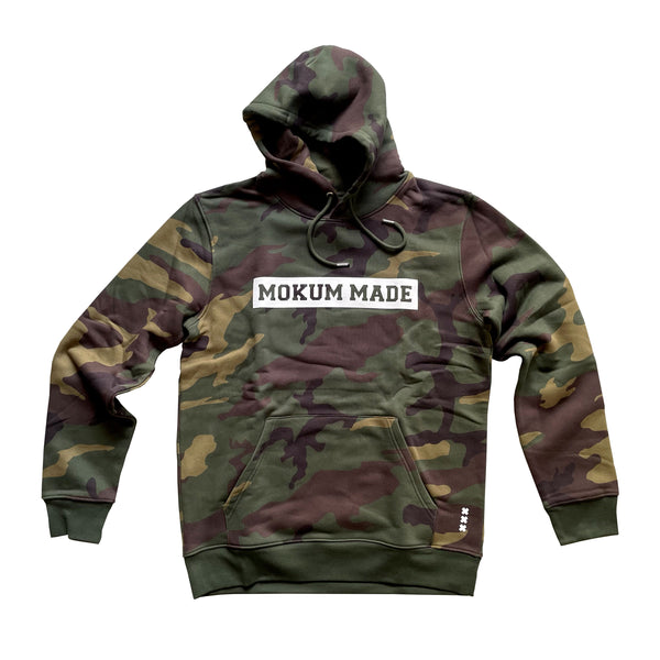 Hoodie Mokum Made - Camo / White