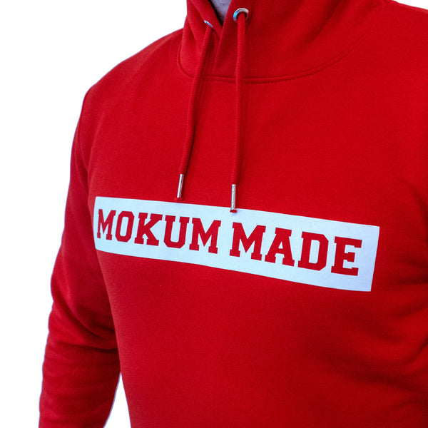 Hoodie Mokum Made - Red/White