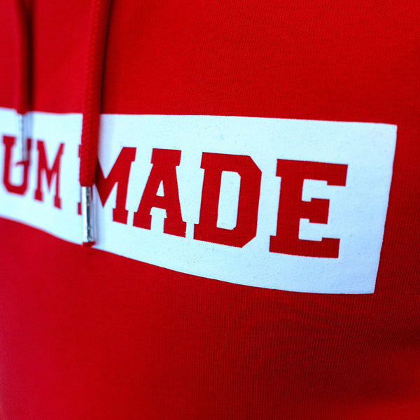 Hoodie Mokum Made - Red/White