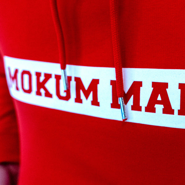 Hoodie Mokum Made - Red/White